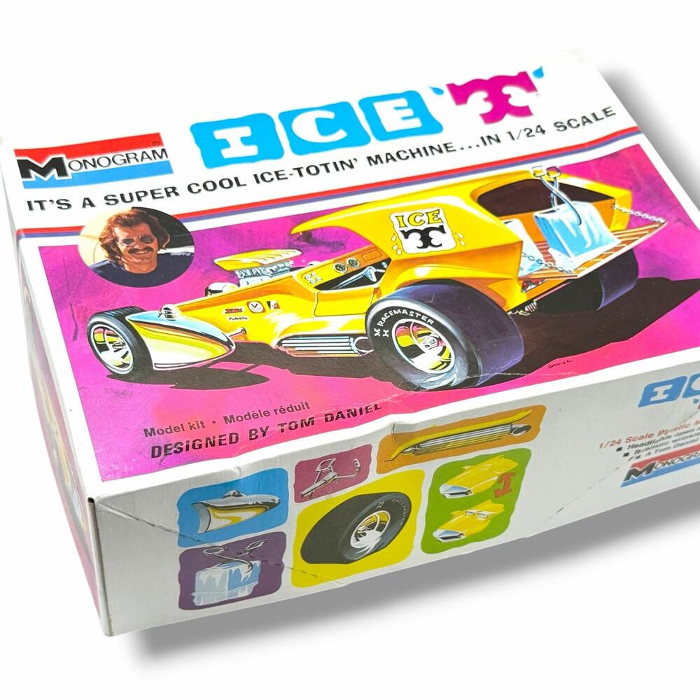 Tom Daniels Ice T model car kit Monogram 1/24 - Vintage - Parts